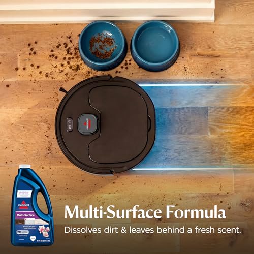Image of Bissell FlexClean Robot Vacuum & Mop with No Tangle Pet Brush Roll, LiDAR Navigation & Liftable Pad for Pet Hair Removal on Hard Floors & Rugs, HEPA Filtration and Self-Empty Base, 4270