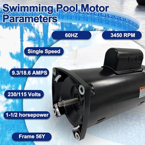 Image of B2854 Pool Pump Motor Replacement for B2854 B2854V1 Motor