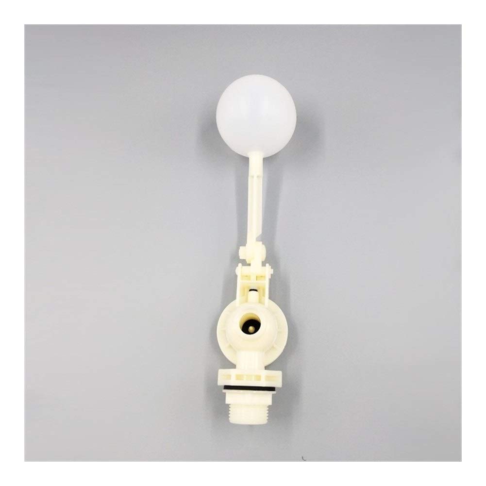 Control del Nivel de Agua líquida DN15 DN20 1/2 3/4 Pulgada DN25 1 Pulgadas BSPT Hilo Flotador de plástico válvula de Bola de Piscina del Tanque de flotación Ajustable Válvula YIJIAN (Size : DN15)