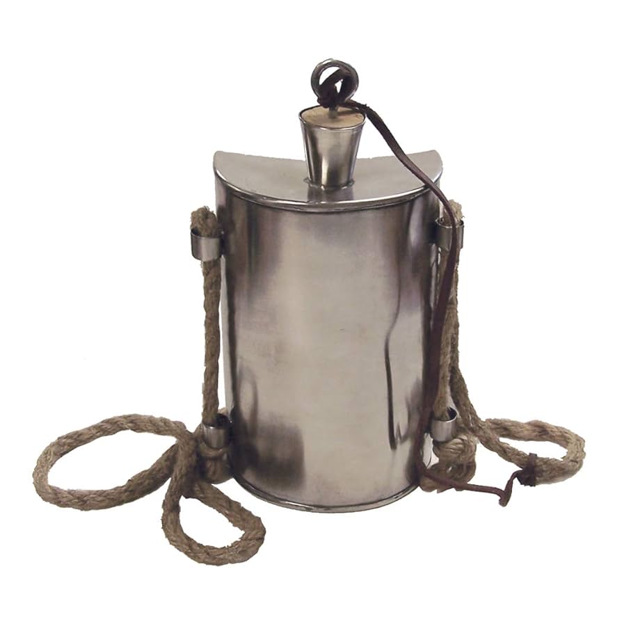 軍用水筒 ミリタリーアンティーク Amazon | Schooner Bay Company ブリキ製ミリタリー水筒