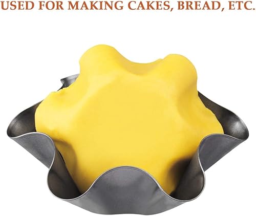 Miniatura 6 de Paquete de 6 moldes para ensalada de taco, antiadherente, fabricante de conchas de tortilla de acero extragrueso, máquina de ensalada de tacos de