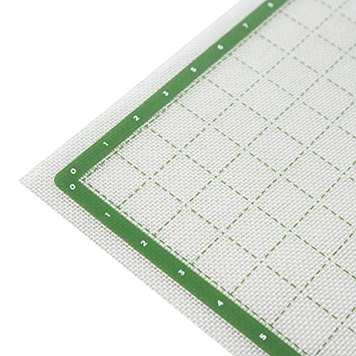 Image of Tovolo Pro-Grade Sil 1 /2 Sheet Pan Mat w /Grid for Baking, Food and Meal Prep, Cooking and More