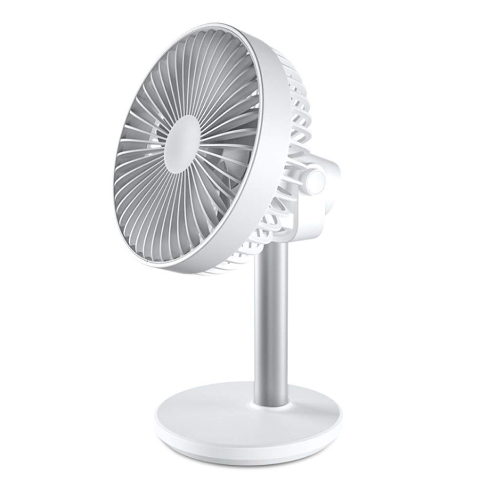HEJLZC Fan USB Clip Desktop UltraHEJLZC quiet 4000mAh Battery 360° Air Cycle Fan Rotation,C