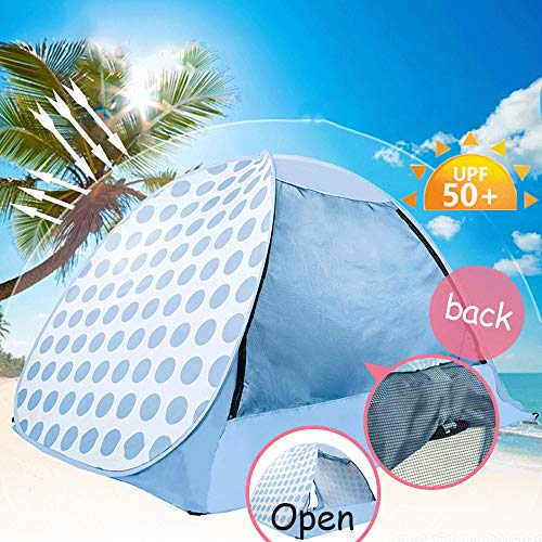 Carpas pop up beach sun shade portátiles y tienda de playa con sombra UPF 50+ 6