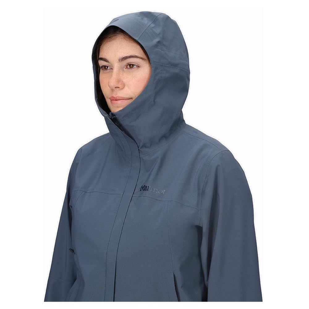 Marmot Women's PreCip Eco Pro Jacket Waterproof Lightweight Hooded Rain Jacket Windproof Breathable