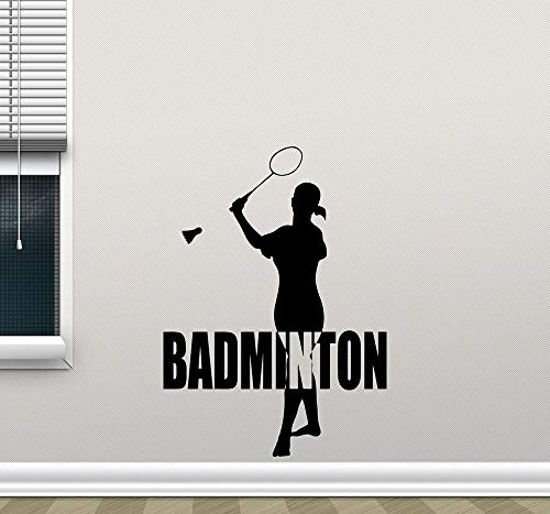 NSRJDSYT Badminton Wandaufkleber Poster Sport Home Decoration Vinyl Decals Gym Wanddekoration Wandtattoo Wallpaper 42x58cm NSRJDSYT Badminton Wandaufkleber Poster Sport Home Decoration Vinyl Decals Gym Wanddekoration Wandtattoo Wallpaper 42x58cm