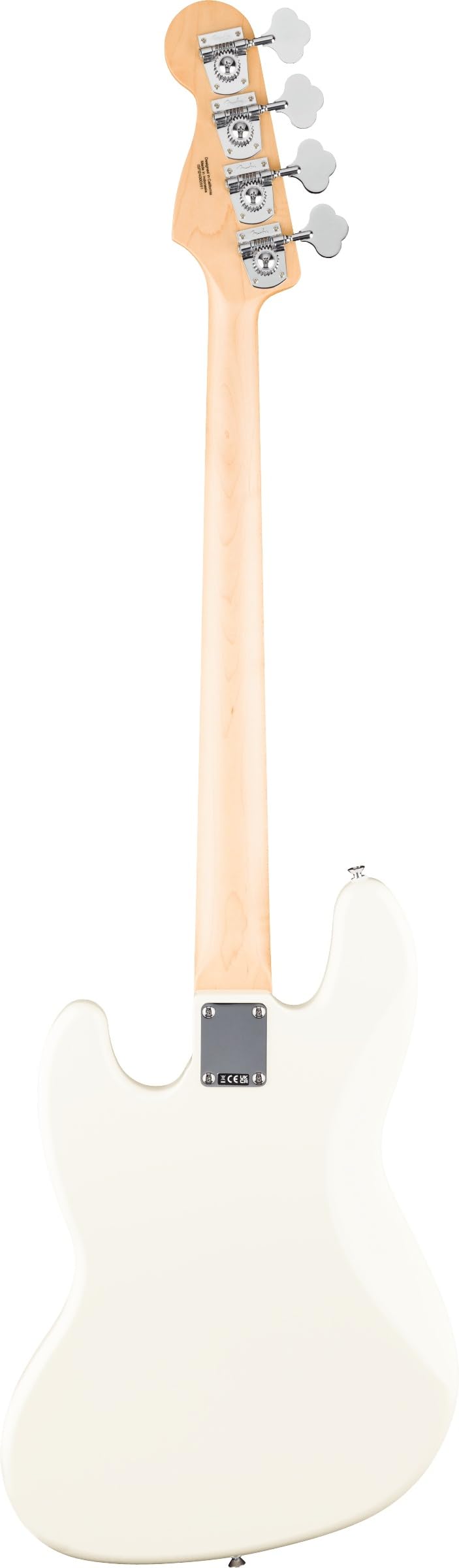 Amazon.com: Fender Standard Jazz Bass - Olympic White, Laurel