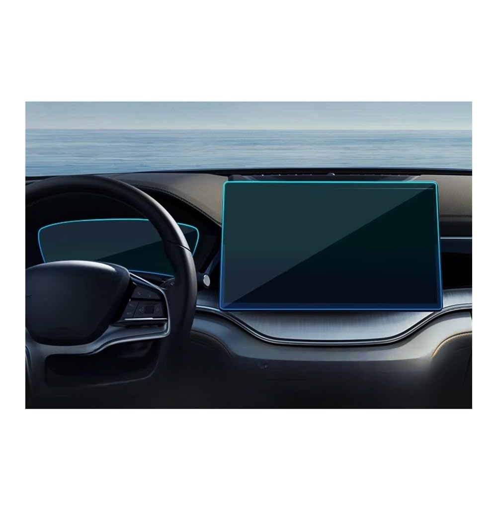 Film De Protection D'écran Navigation GPS Voiture En Verre Trempé Protecteur Tableau Bord Automatique Pour BYD Pour Song Plus 2023-2024 Transparent GPS Film Voiture