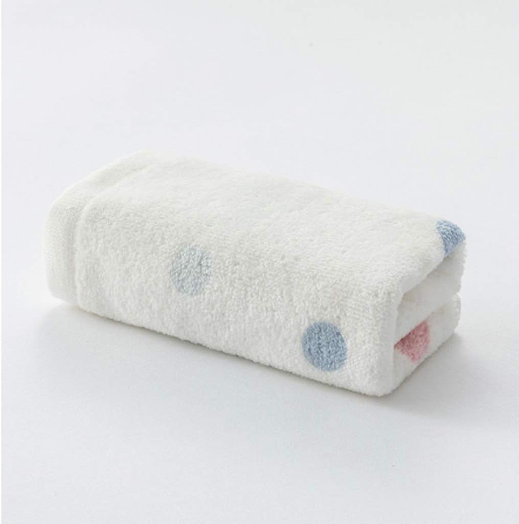 Pure Cotton Children's Towel Flannel Children's Towel Soft and Absorbent Simple and 2550cm Face Wash Hand Towel (Color : A) (C)