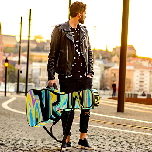 Housse imperméable pour guitare acoustique avec double bandoulière et poche Motif cachemire, Multicolore 09, 42.9×16.9×4… - Les Beatles, Paul McCartney, John Lennon, RIngo Starr, George Harrison Housse imperméable pour guitare acoustique avec double bandoulière et poche Motif cachemire, Multicolore 09, 42.9x16.9x4… – Image 7