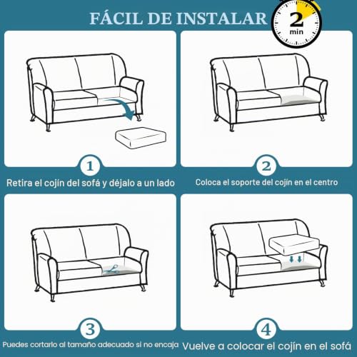 Miniatura 6 de Liropau Espuma De Poliuretano Para Relleno Densidad 40, Grosor 5 Cm. Plancha De Espuma De Alta Densidad Y Firmeza Para Relleno De Sofás, Sillas, Sillones De Poliuretano Expandido, 50 X 50 Cm 2