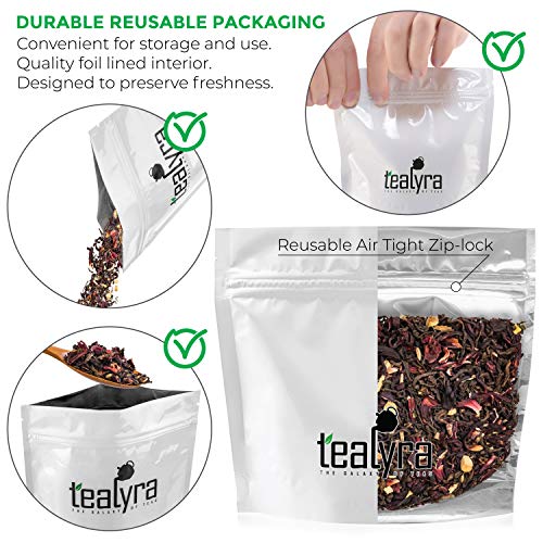 image for Tealyra - Flat Belly Pu’erh - Hibiscus - Peppermint - Fennel - Loose