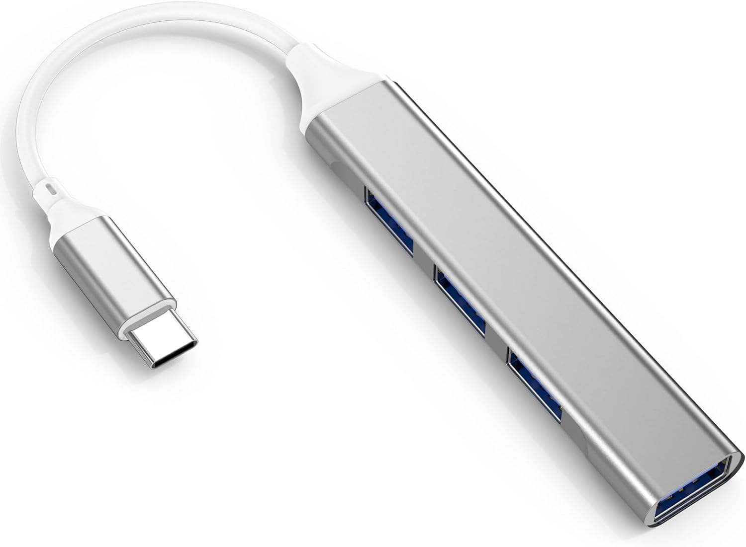 USB C Hub (4-in-1), Type C Multiport Adapter with 1 x USB 3.0 & 3 x USB 2.0 Ports, up to 5 Gbps High Speed Data Transfer for Laptop, MacBook, PC (Multicolor)-picture-42