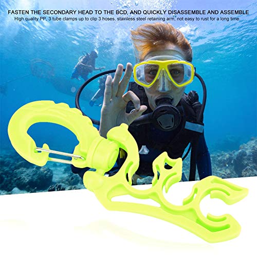 Scuba Slang Houder, 1 Stuk Scuba Slang Houder Clip voor Duiken Snorkel Accessoires, BCD Slang Houder Regulator Clip Retainer Buckle Hook Release Cord R - Image 4