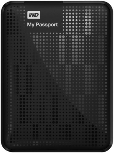 Western Digital My Passport Disque dur externe portable 2,5' USB 3.0 / USB 2.0 750 Go Noir