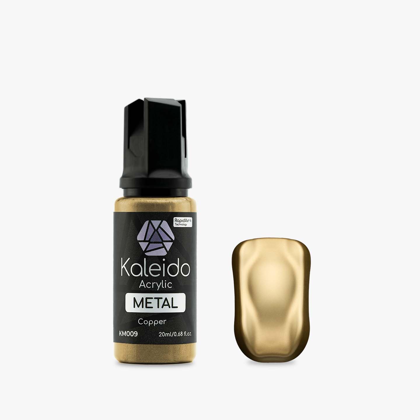 Gaahleri Kaleido Colorworks Metal for Airbrush Model Building Acrylic Paint KM009 Copper