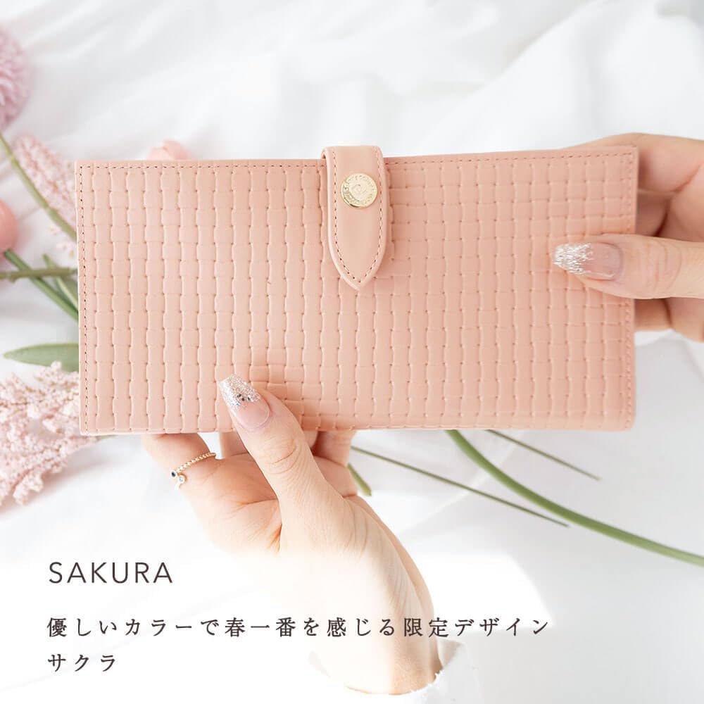 Amazon | doracoluv 長財布 レディース 薄い スリム 財布 Teffy テフィ