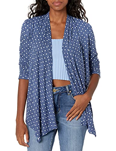 Image of Star Vixen Women's Women's Long Sleeve Open Front Cozy Cardigan Hanky