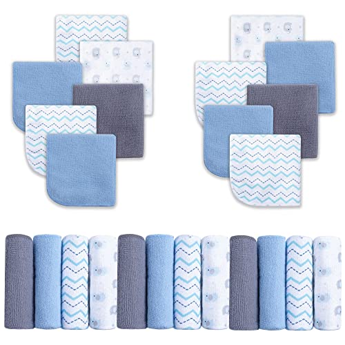 Image of Viviland Baby Washcloths 24 Pack, Toddler Wash Cloths for Bath, Super Soft & Absorbent Bath Towel for Newborn and Infants, Baby Towels Care for Baby's Sensitive Skin