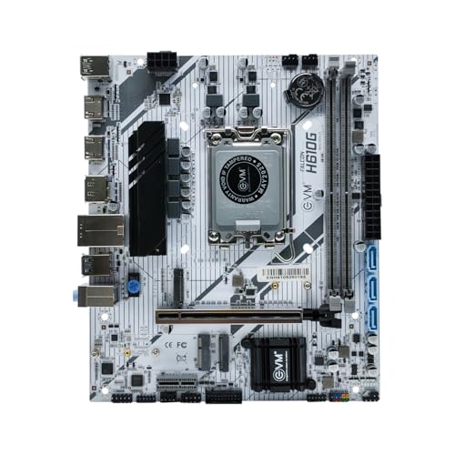 Image of EVM H610 DDR4 Motherboard | LGA1700 Socket | Intel 12th /13th /14th Gen Support | DDR4 Memory | M.2 NVMe | 3 SATA 6Gb /s | USB 3.0 | Gigabit LAN | WiFi Ready | Micro ATX | 3 Year Warranty (EVMH610G)