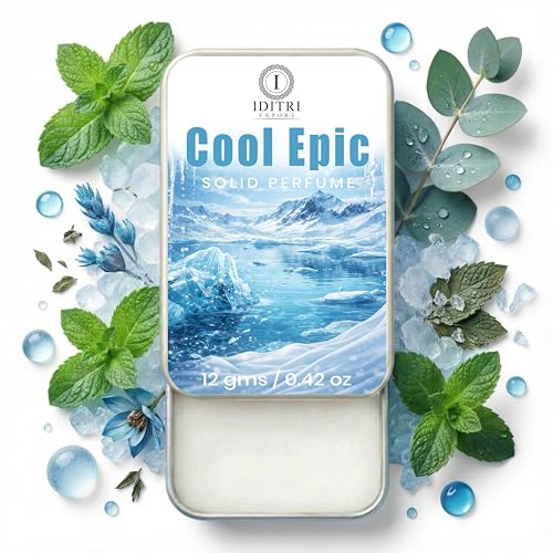 Image of Solid Perfume |pineapple&Cool Epic Alcohol Free Wax Perfume Balm, Long Lasting | Pocket Tin 12g, Pack Of 2| Non Greasy Smooth Glide, Travel Friendly Unisex Gifts He Or Her