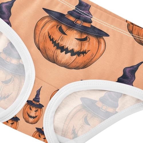 Halloween Pumpkins Witch Hats Toddler Girls's Underwear 2T 202c11454