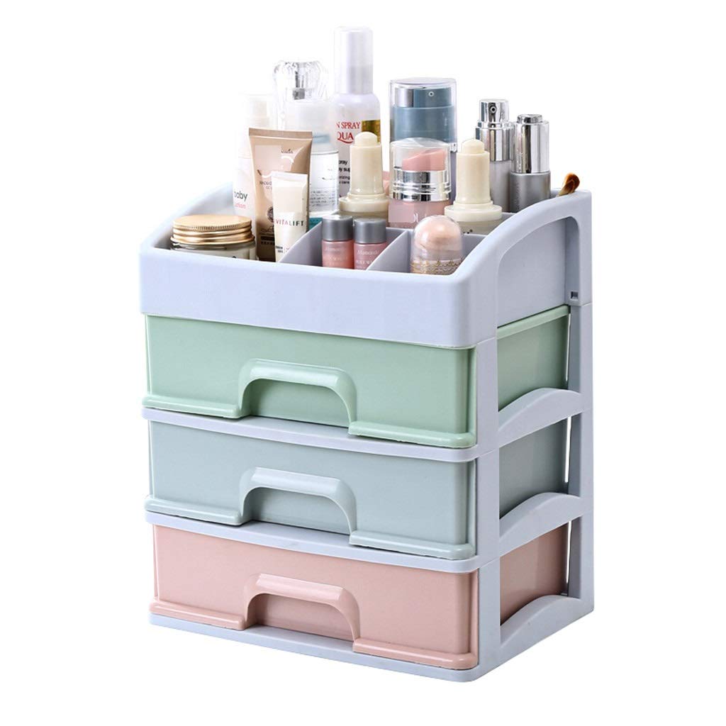 Organisateur de maquillage et bijoux à tiroirs en acrylique