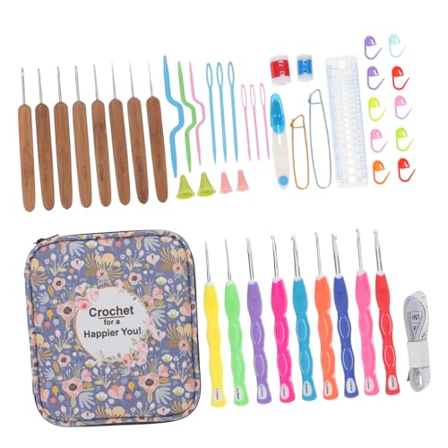 Kit de tricot débutant avec aiguilles à tricoter et fils