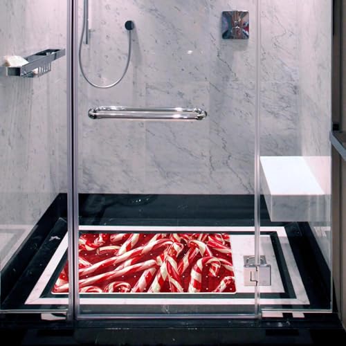 Alfombrilla de baño para evitar resbalones gracias a sus ventosas y drenaje 7
