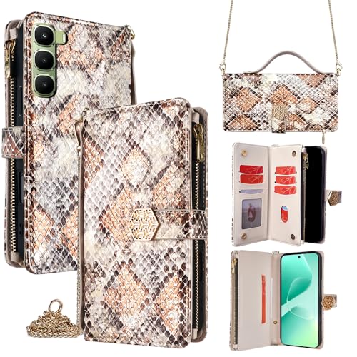 Coque portefeuille Infinix Hot 60i 4G housse silicone rabat aimanté anti-chute