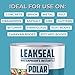 Polar Premium Black Instant Waterproof Roof Sealant Paint for Leaks 500ml, Roof Sealing Repair Coating Paint for All Roof Types and Gutters