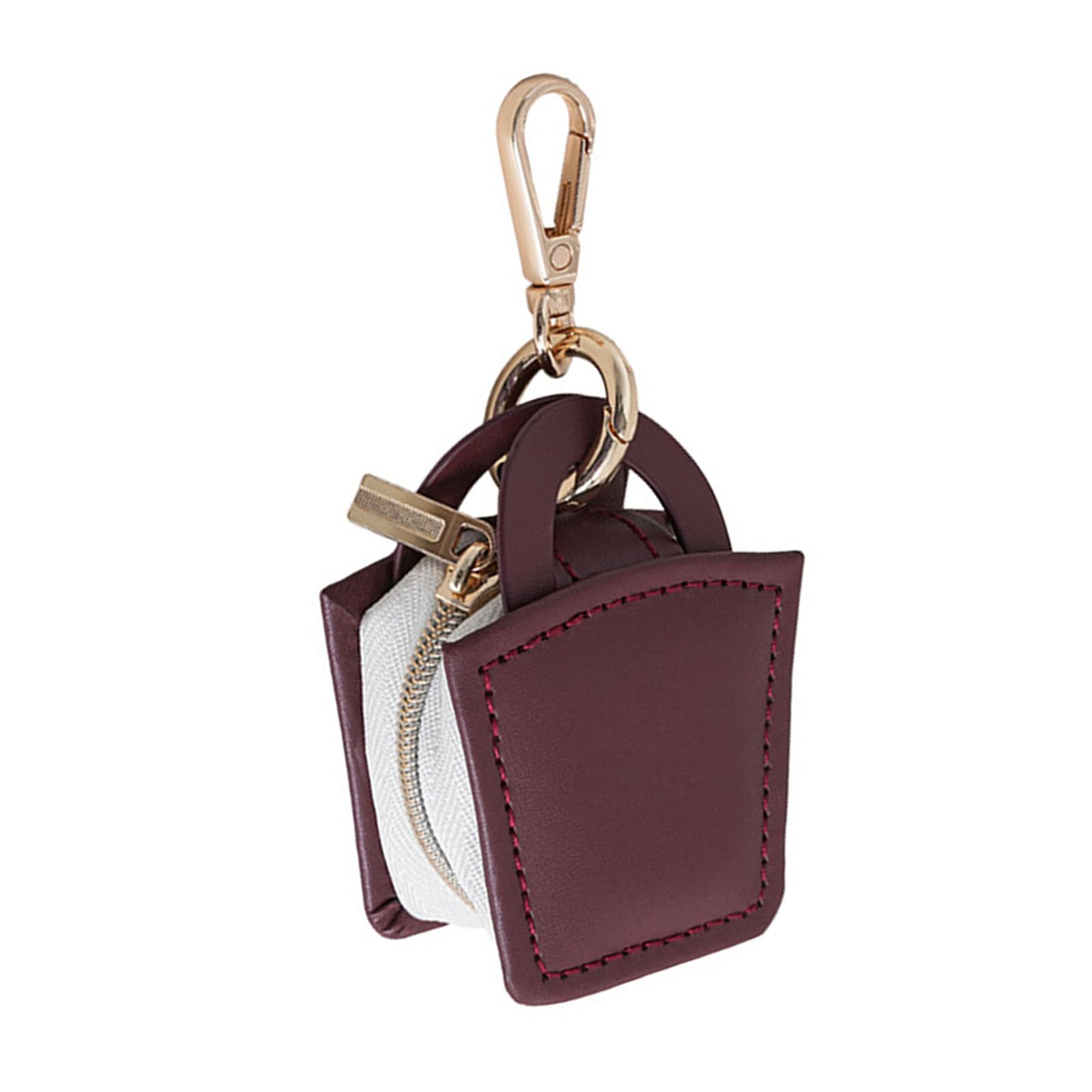 MICFENY Portable Jewellery Travel Case Keyring Organiser for Rings Jewellery Holder with Soft Lining and Multiple Compartments