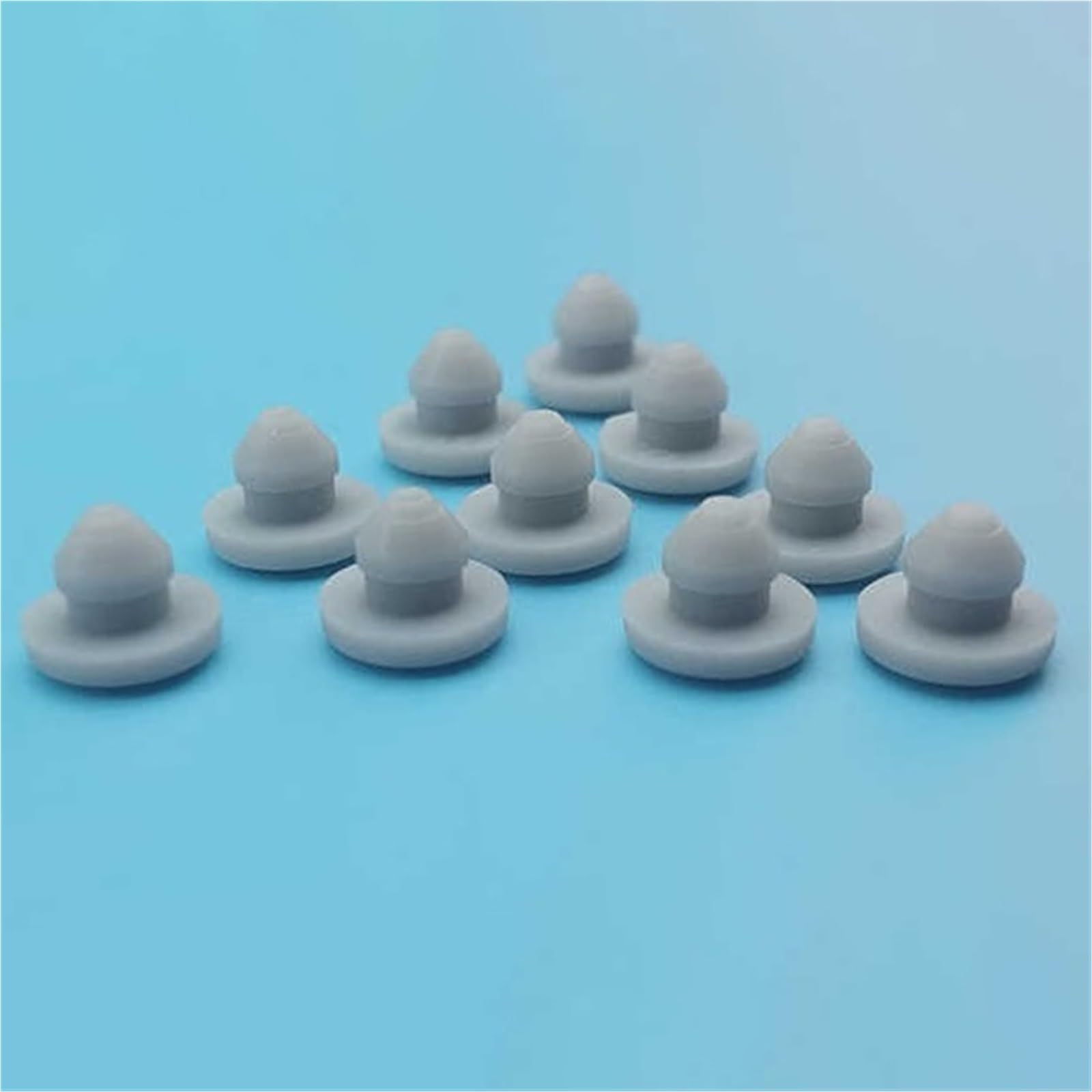 Tapa de goma de silicona a presión gris, tapa de tapón de orificio tipo T de 2,5-60,6mm, tapa de extremo ciego, inserciones de tubo, tapón de sellado(Grey-3pcs,A 52.6mm (XY-0111))