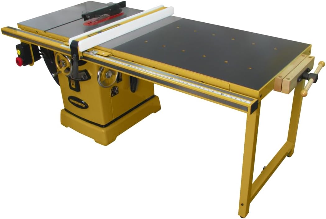 Powermatic 10-Inch Table Saw, Workbench, 50-Inch Rip, 5 HP, 230V 1Ph (PM2000B)