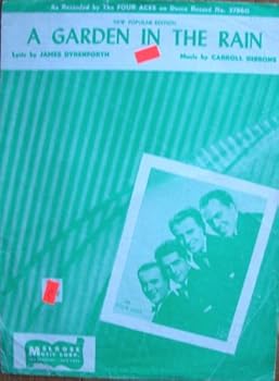 Sheet music A Garden in the Rain Book