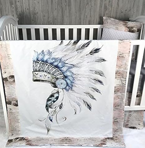 tribal crib bedding