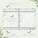 Harloon Income and Expense Log Book Eucalyptus Income and Expense Tracker Small Business Accounting Bookkeeping Ledger Book for Personal Finance Business Account Record Office Supply, 8.7 x 11 Inch
