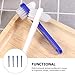 FOMIYES Ergonomic Toothbrush Double Heads Brush for Cleaning Travel Toothbrush