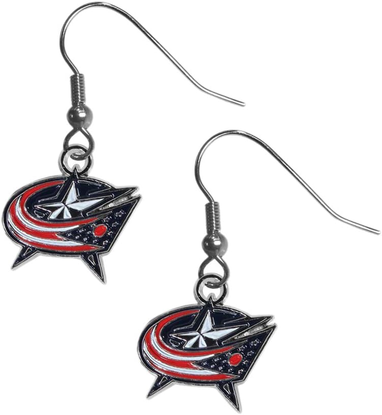 Siskiyou Sports NHL unisex-adult Chrome Dangle Earrings