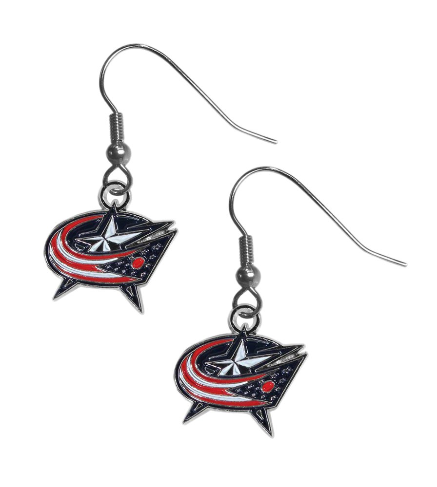 NHL unisex-adult Chrome Dangle Earrings
