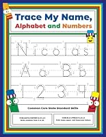 Trace My Name, Alphabet, and Numbers Workbook for Nicolas: Letter and Number Tracing with Arrow Guides and Start Dots B0D5YKNCMZ Book Cover