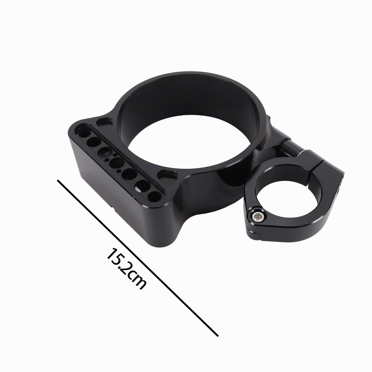 Support de relocalisation de compteur de vitesse latéral pour moto, couvercle de boîtier de jauge de kilométrage pour Harley Sportster XL 883 1200 1995-2013 (noir)