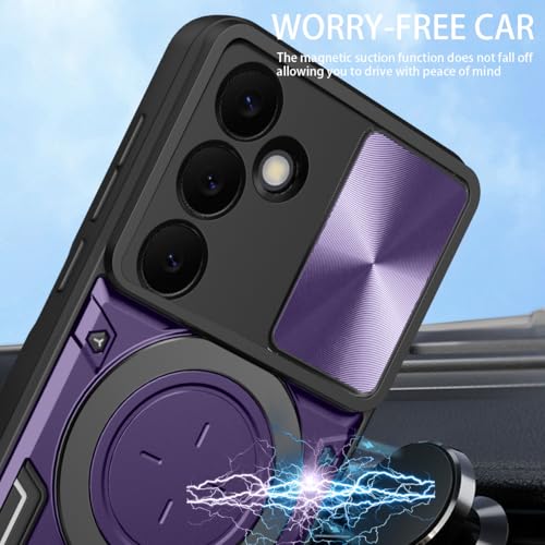 Coque Samsung S25 FE Asuwish avec protège-écran et support bague