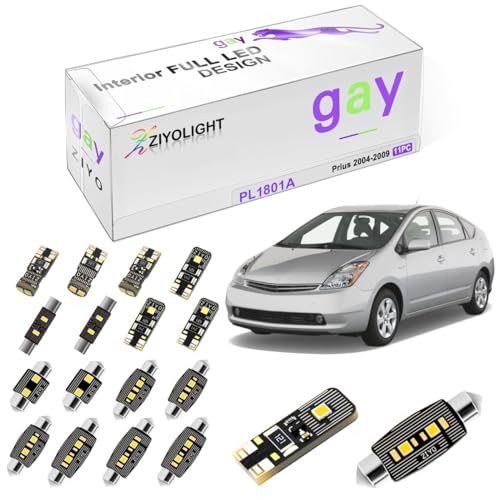 Kit de luces LED para Toyota Prius 2004-2009, 11 bulbs miniatura 1