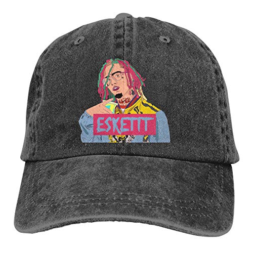 Tubdr Xzshop Lil Pump Retro Casquette Baseball-Caps Black One Size Cotton Adjustable Unisex Hat Gift