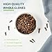 Soeos Whole Cloves 4 oz, Gluten Free, Non GMO, Kosher, Fresh Hand Picked Cloves, Great for Food and Tea