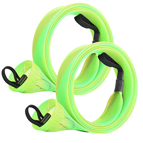 Image of SF Fishing Rod Sock Fishing Rod Sleeve Rod Cover Braided Mesh Rod Protector Pole Gloves Fishing Tools for Spinning Fishing Rod,Casting Rod,Musky Rod, Ice Rod, Fly Rod, Spey Rod