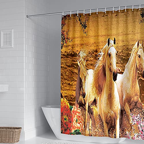 Rideau de douche polyester KnSam 165x200cm textile haut de gamme imperméable - 2