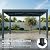 Patio Kingdom 10' x 13' Louvered Pergola Outdoor Aluminum Pergola Kit with Adjustable Roof, All-Weather Metal Gazebo with Drainage System for Patio, Deck, Garden and Backyard Shade, Gray