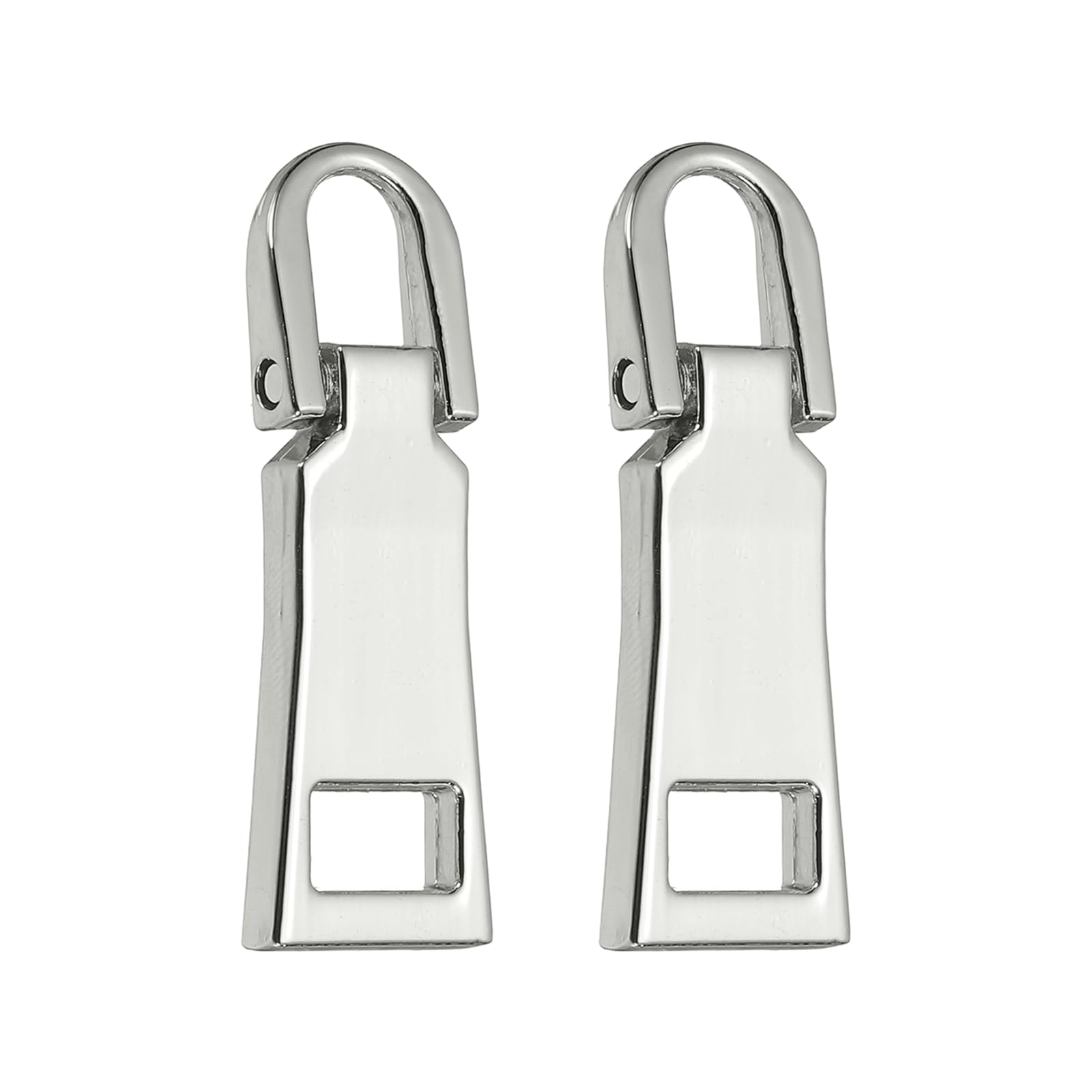 Muiltvoe 2Pcs Zipper Pull Replacement, Detachable Metal Zipper Handle Mend Fixer Tab Repair for Luggage Suitcase Backpack Jacket Bags Boots Coat Handbags, Copper